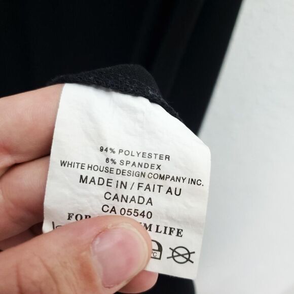 SYMPLI Canadian Black Sleeveless Pullover Swing Comfortable Dress - Picture 6 of 9